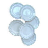 Set of 6 earthenware plates