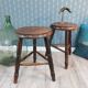 Pair of tripod stools