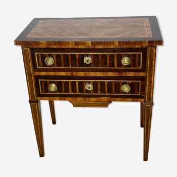 Rosewood veneer chest of drawers Transition Style