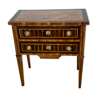 Rosewood veneer chest of drawers Transition Style