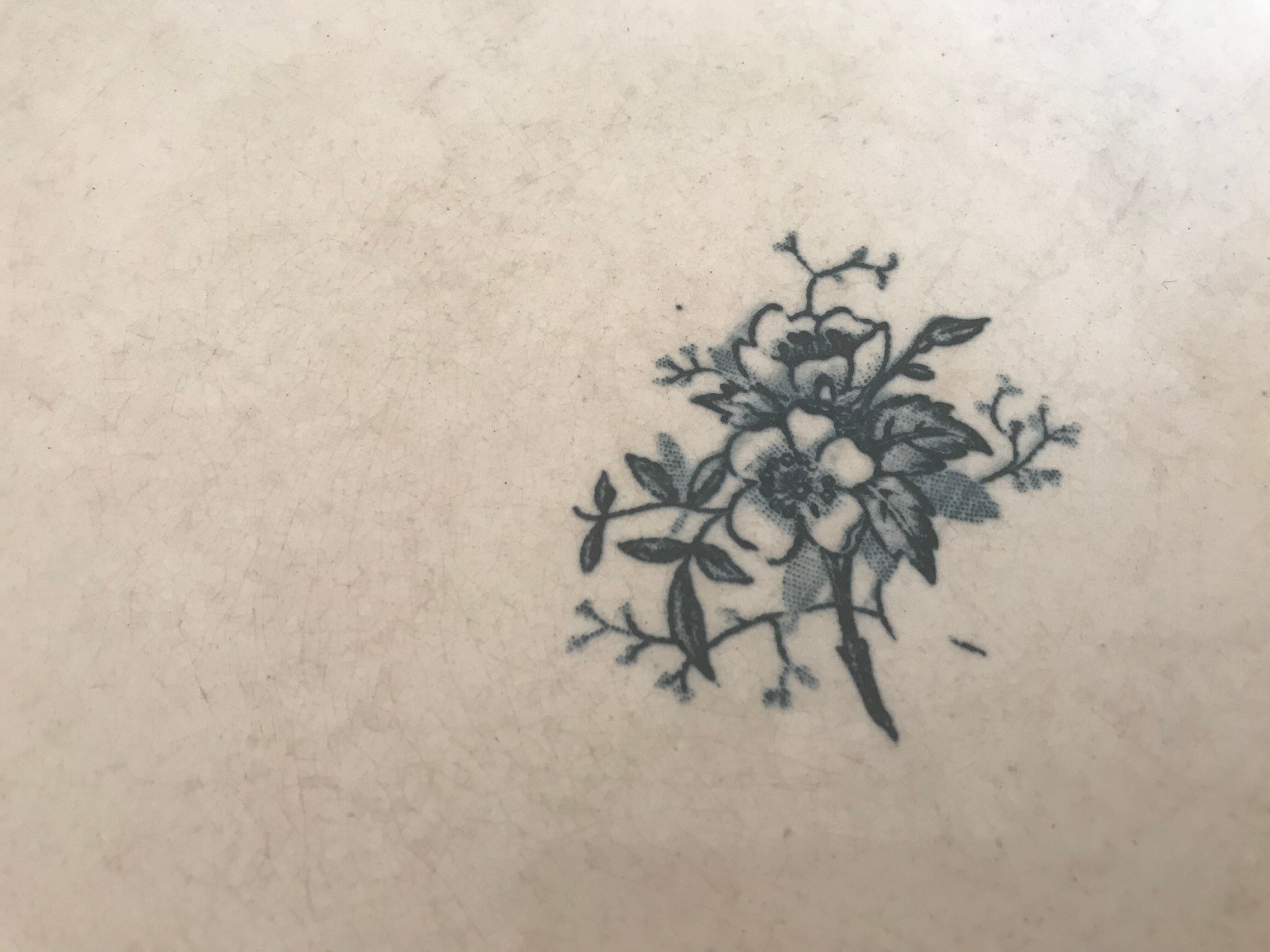 Hollow dish / iron earth bowl