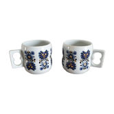 Porcelain mugs duo