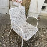 4 fauteuils de jardin style Matégot