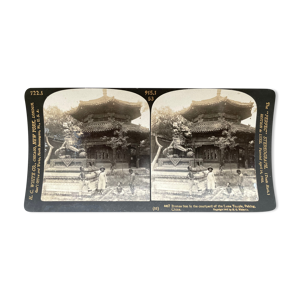 Photographie ancienne stereo, stereograph,