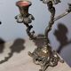 Pair of bronze candlesticks