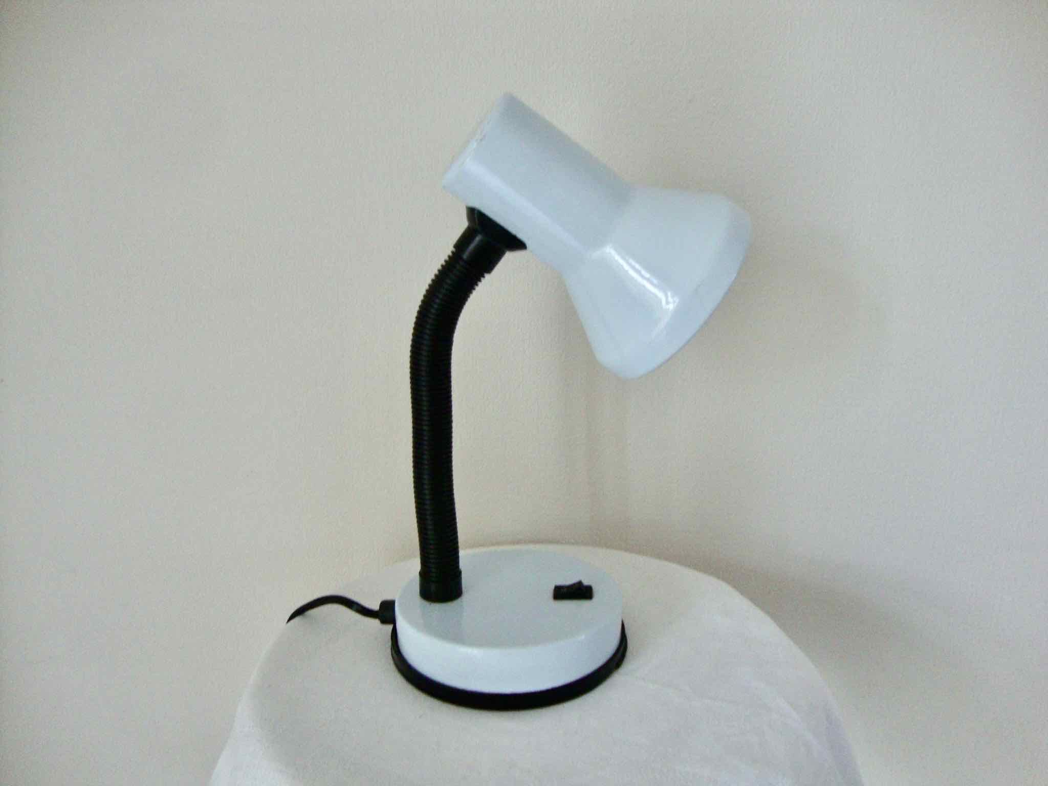 Vintage layette blue office lamp