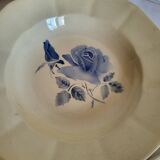 7 vintage deep plates in earthenware from Digoin Sarreguemines