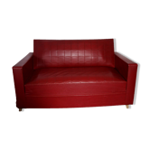 Red vintage sofa bed