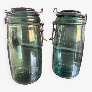 Vintage Solidex jars