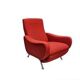 Chaise de Dame Vintage Inclinable en Laine par Marco Zanuso pour Pizzetti, 1960s