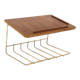Étagère murale scandinave en teck, Suède 1960