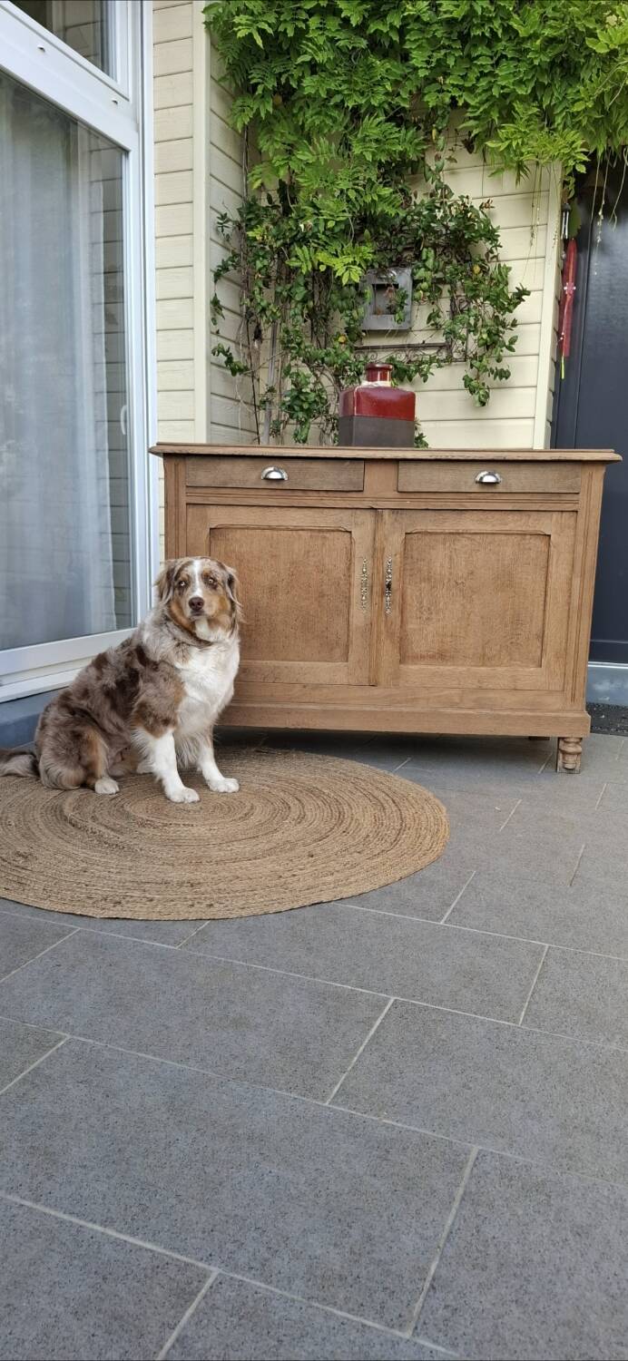 Renovated old oak sideboard