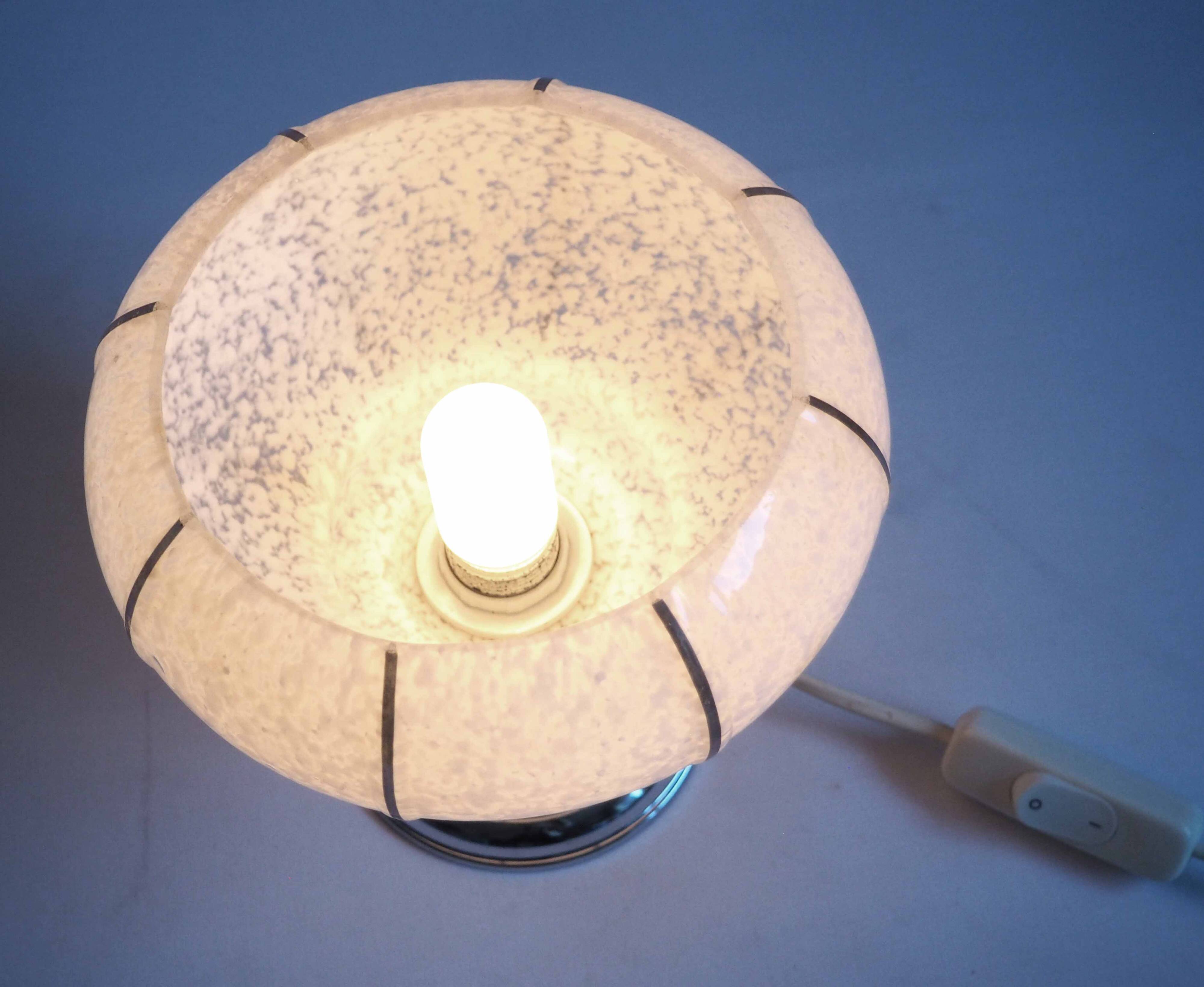 Clichy glass lamp