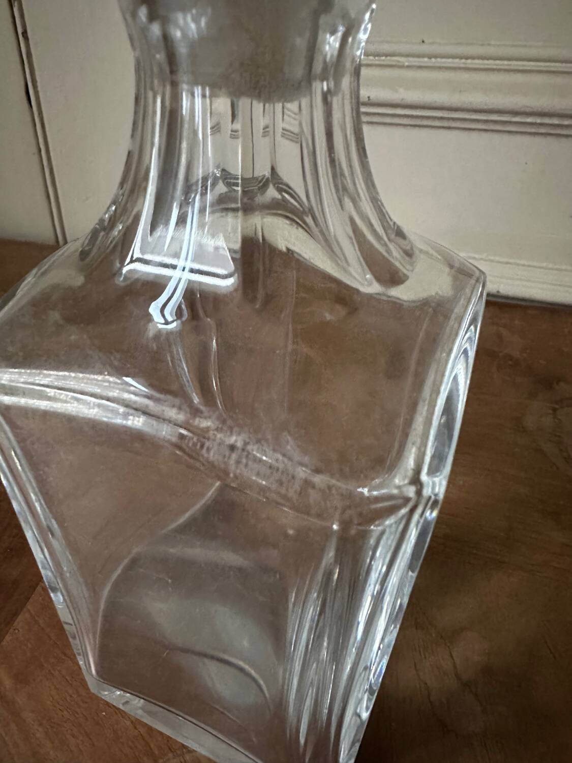Baccarat crystal whisky decanter, perfection model