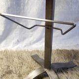 Steel and ceramic side table 70s