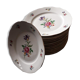 Series of 14 plates of German porcelain Bavaria
