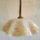 Vintage Sijaj Hrastnik Glass Pendant Lamp Mid Century Modern Lighting