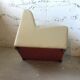 Chauffeuse beige vintage