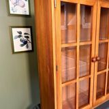 80s pine display case