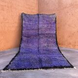 Blue Moroccan carpet - 190 x 350 cm