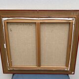 Oil painting signed armand bouvier fauvism style walkers ss le bois