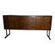 Mid-century modern sideboard in teak with metal legs, 1960s