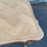 Table à manger Louis XV extensible XXème rénovée en chêne massif 245cm