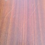 Bureau en bois pieds compas années 60