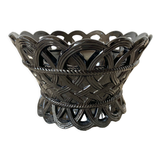 Black opaline pot