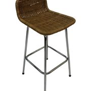 Set of 4 vintage bar stools Dirk van Sliedregt Rohe Noordwolde 1960's