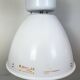 Large White Enamel Industrial Factory Lamp from Elektrosvit, 1990s