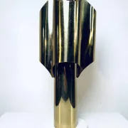 Type 742 Brass Coloured 'Orgue' Table Lamp, Possibly Maison Charles, France, 1960S
