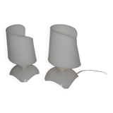pair of bedside lamps from the 50s