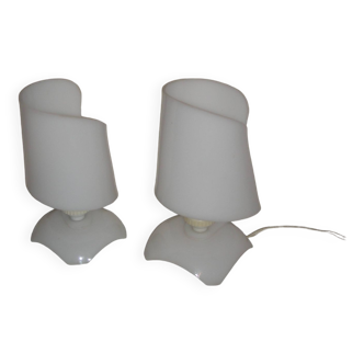 pair of bedside lamps from the 50s