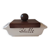 Vintage butter dish from the 1980s.