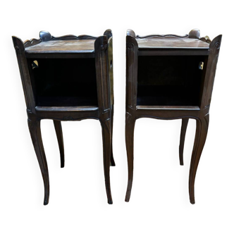 2 tables de chevet style Louis XV