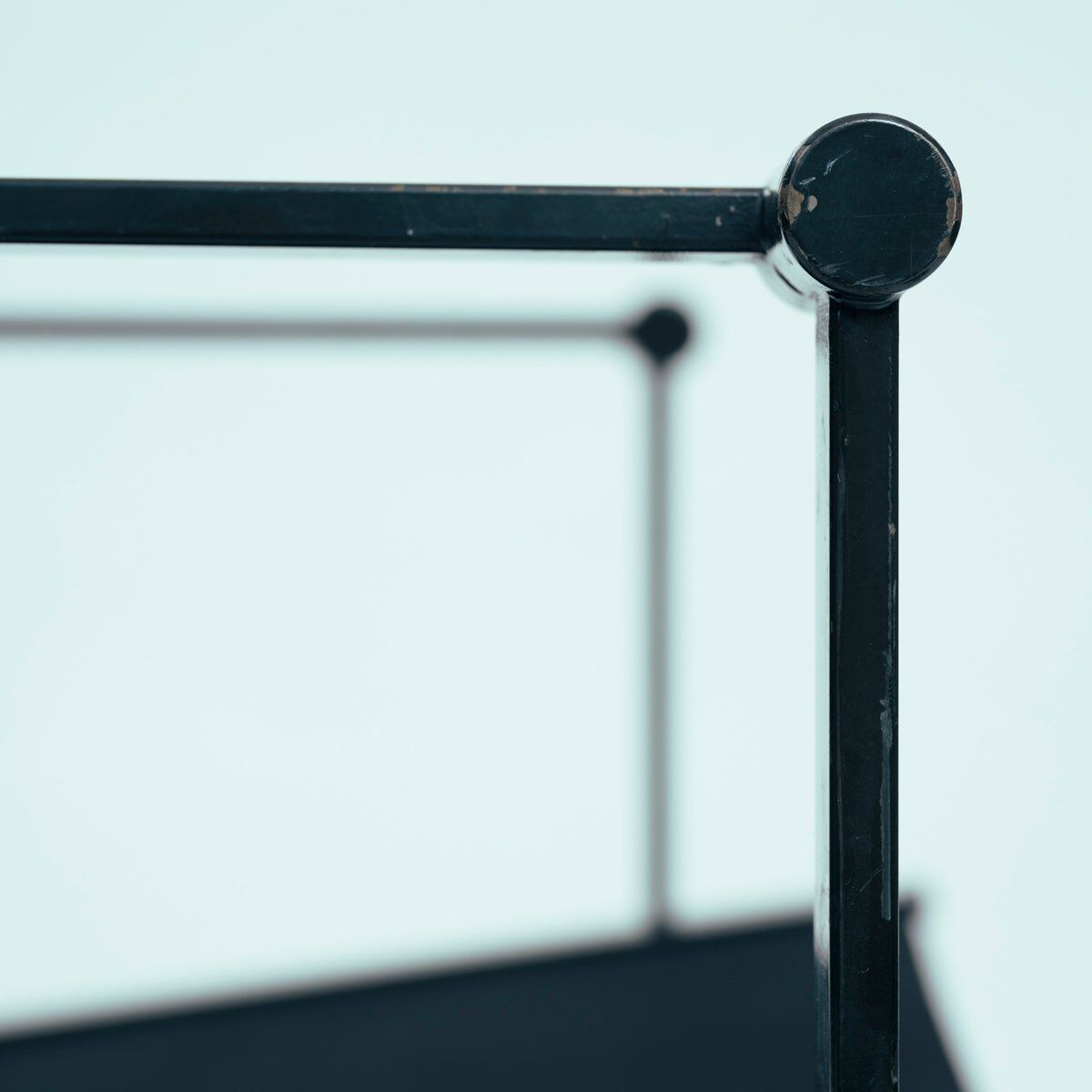 Vintage cubic steel canvas armchair by Radboud van Beekum by Pastoe, 1984