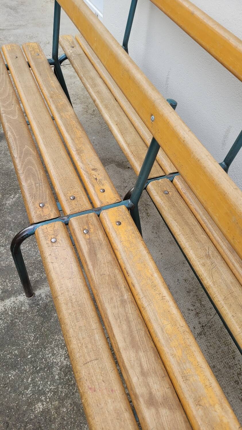 Pair of Mullca nursery school benches 1950s