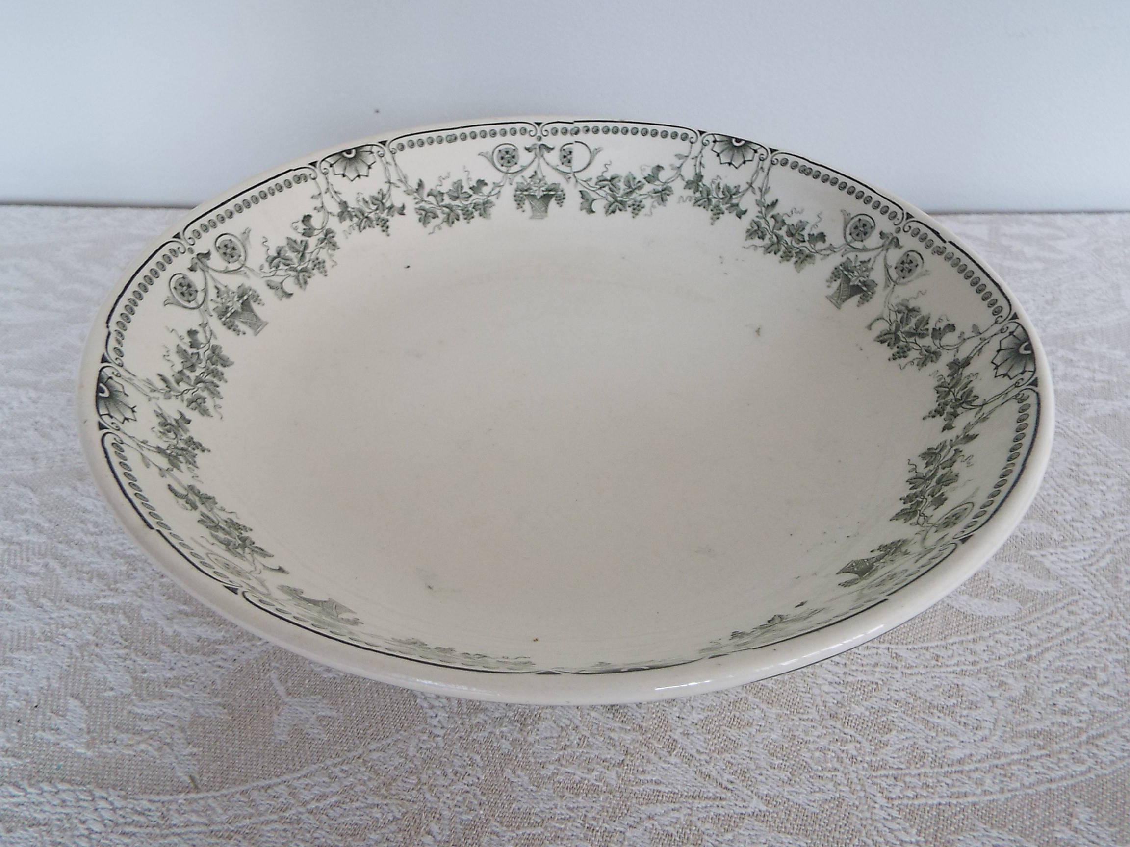 Dish badonviller model champagne