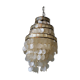 Hanging lamp in brass and mother-of-pearl