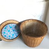 Vintage wicker basket