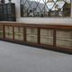 Large sideboard/cabinet with sliding glass doors