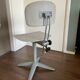 Chaise de bureau industrielle vintage, années 1950