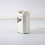 Lumiance 80s vintage white minimal table lamp by Chris Hiemstra