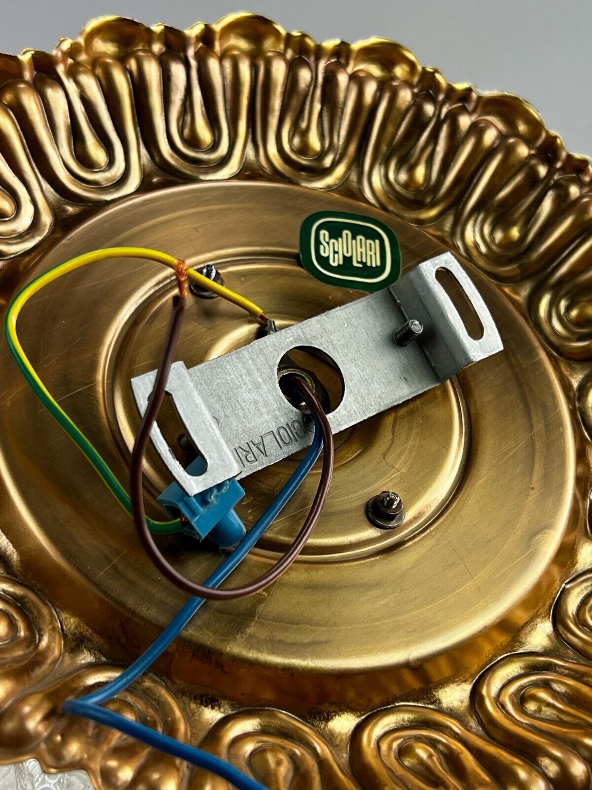 60s 70s ceiling lamp Sciolari