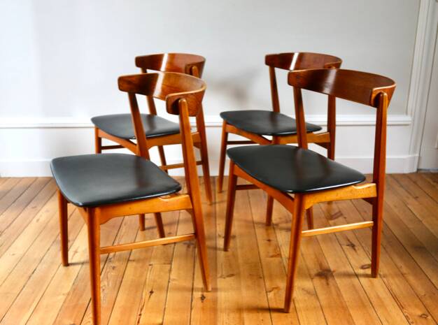 4 chaises Farstrup modèle 206