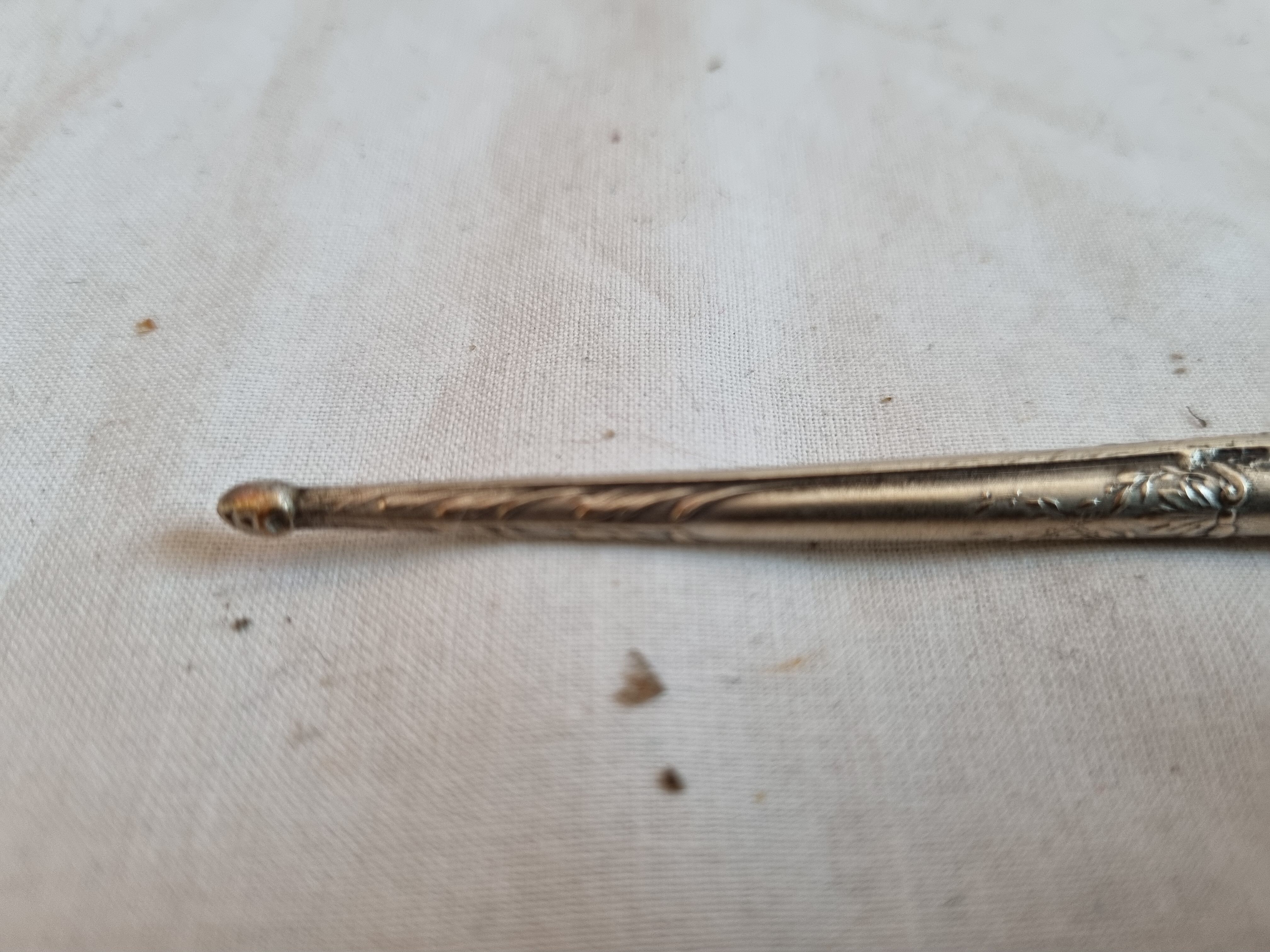 Porte-plume argent début XXéme
