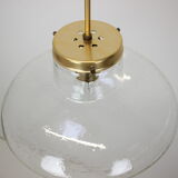 Midcentury glass pedant by kamenicky senov,1970s