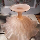 Powder pink and frosted compotier