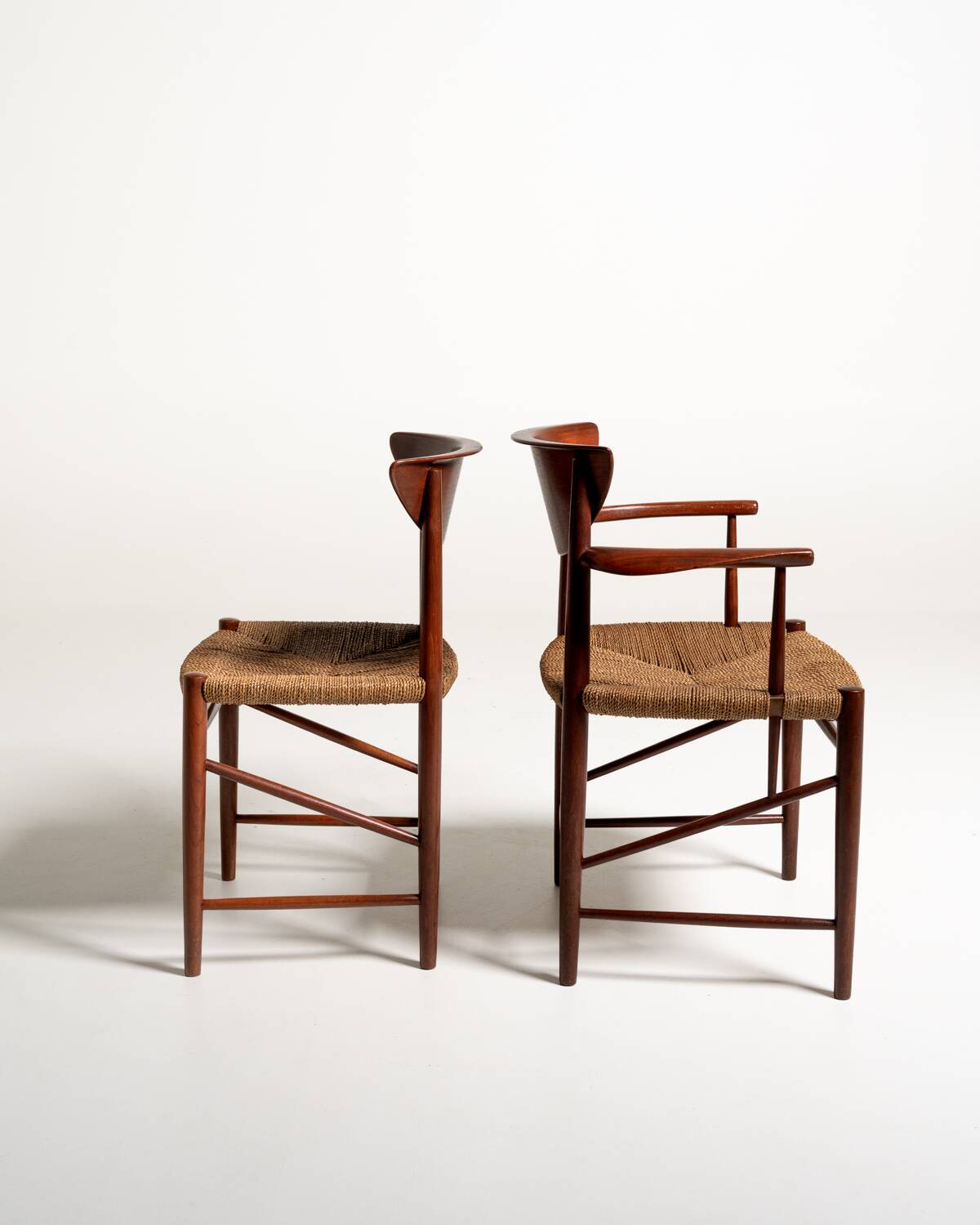Ensemble de huit chaises 316/317 par Hvidt & Mølgaard-Nielsen pour Søborg, 1955-56